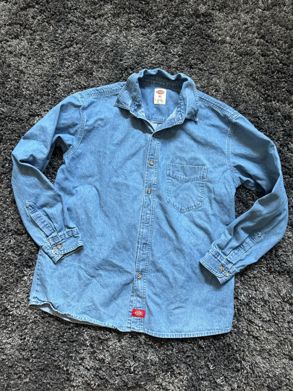Dickies Denim Work Shirt- Size XL